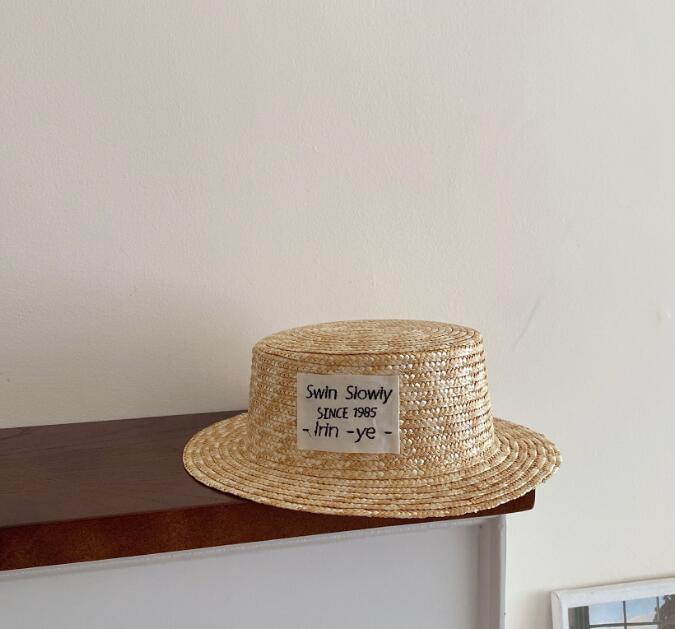 2023新品★子供用★草編み帽子★