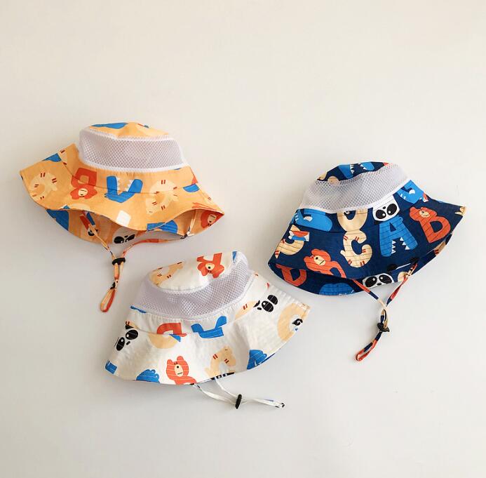 子供用★帽子★バケットハット★キッズ★男女兼用★日焼け防止★ベビー★通気性★3色