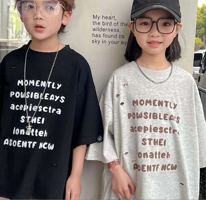 2023★春夏新作★韓国風子供服★Tシャツ★2色90-160CM