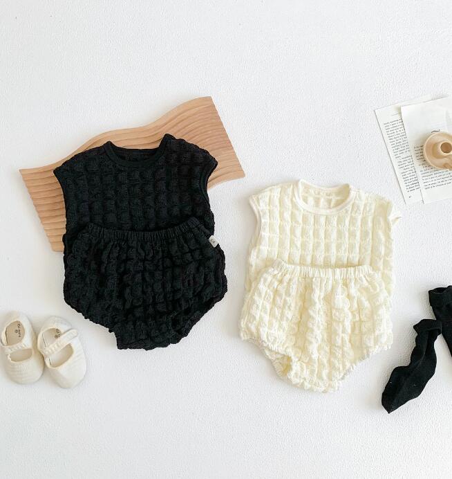 2023★春夏新作★韓国風子供服★トップス+ズボン2セット★2色73-100CM