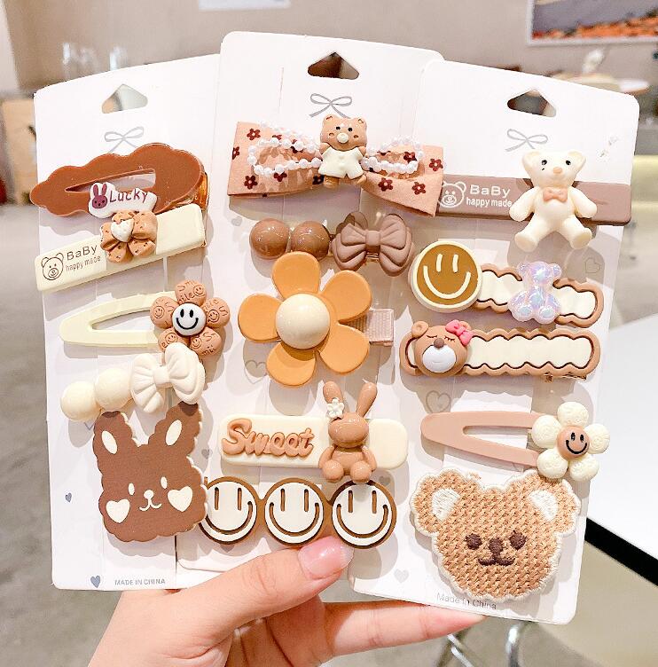 新型★可愛い子供用★髪飾り　ヘアビン★アクセサリー★12種