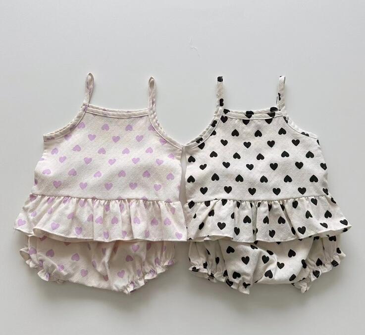 2023夏★子供服　トップス+ズボン　セットアップ★73-120cm★2色