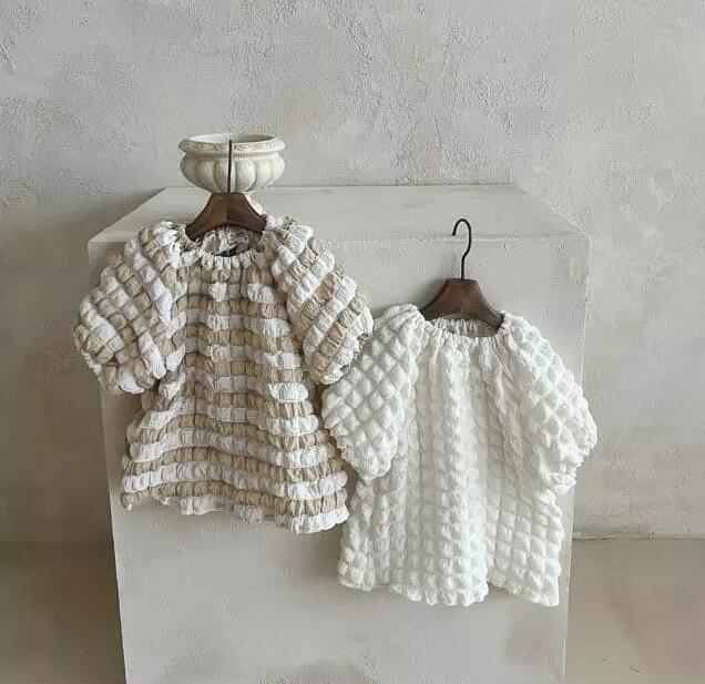 子供服★ワンピース★半袖★韓国風子供服★ベビー★2色★73-100CM