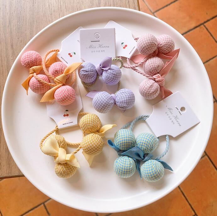 子供用★キッズ★髪飾り★まとめ髪用★ヘアアクセサリー★ヘアゴム★2枚入り★多色