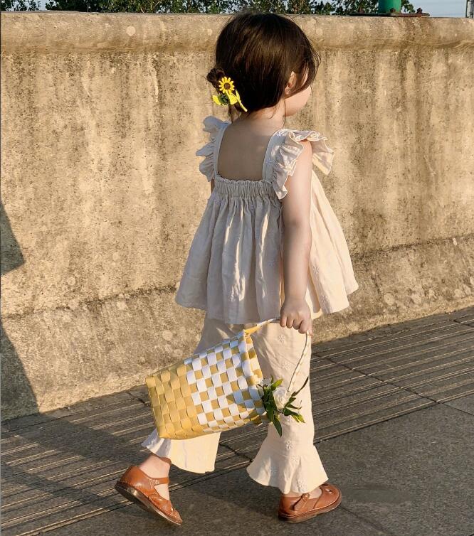 2023★春夏新作★韓国風子供服★トップス+ズボン2セット★80-140CM