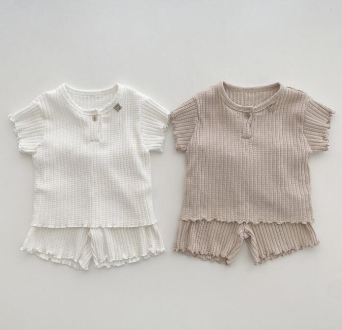 2023★春夏新作★韓国風子供服★トップス+ズボン2セット★2色80-130CM