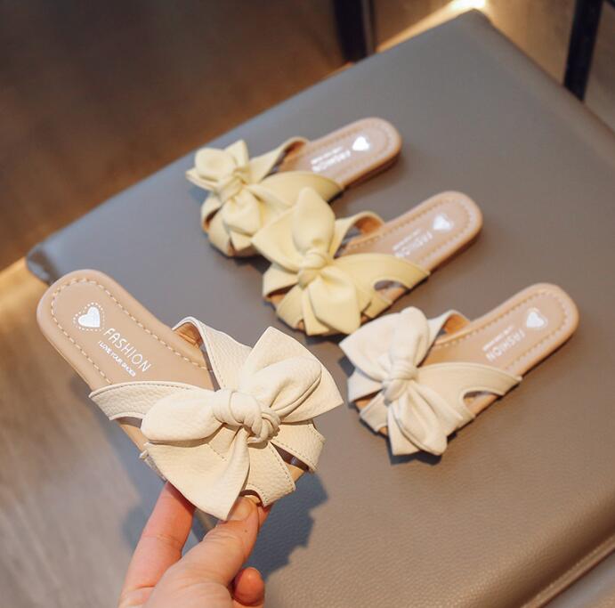 【子供靴】★シューズ★スリッパ★キッズ靴★靴★キッズ女の子★蝶結び★2色★26-36#