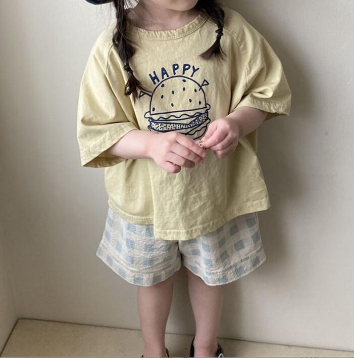 2023★春夏新作★韓国風子供服★トップス★Tシャツ★2色80-130CM