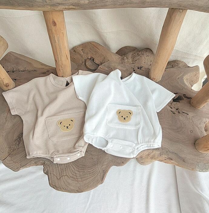 2023★春夏新作★韓国風ベビー服★ロンパース★2色66-90CM