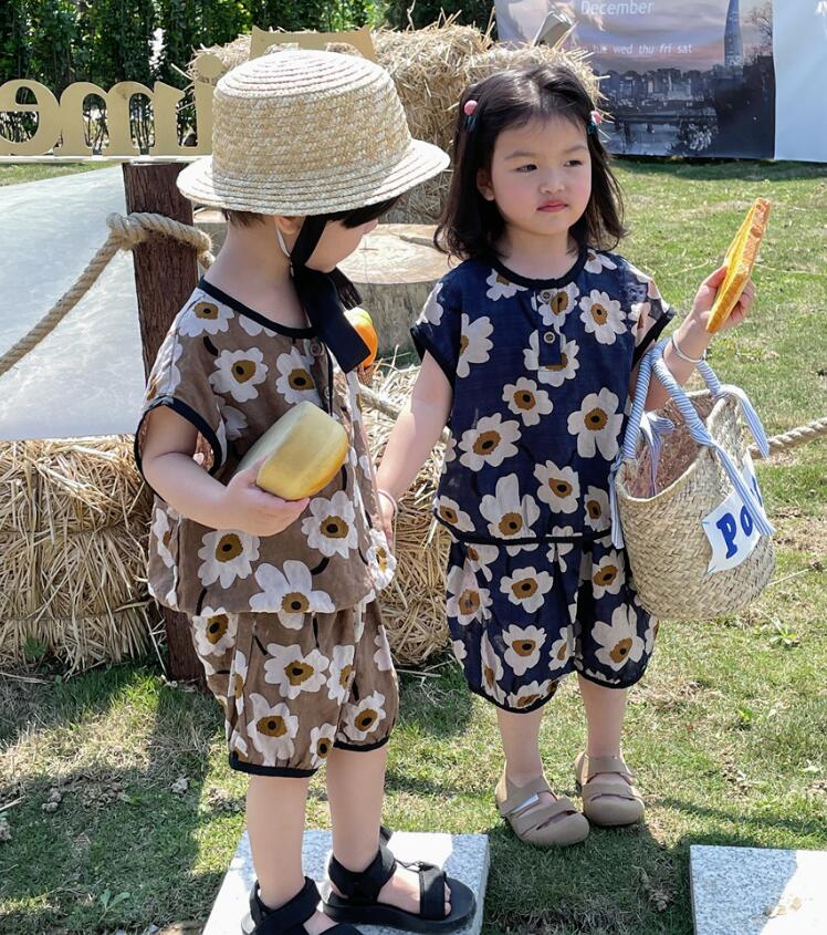 2023★春夏新作★韓国風子供服★トップス+ズボン2セット★2色80-130CM