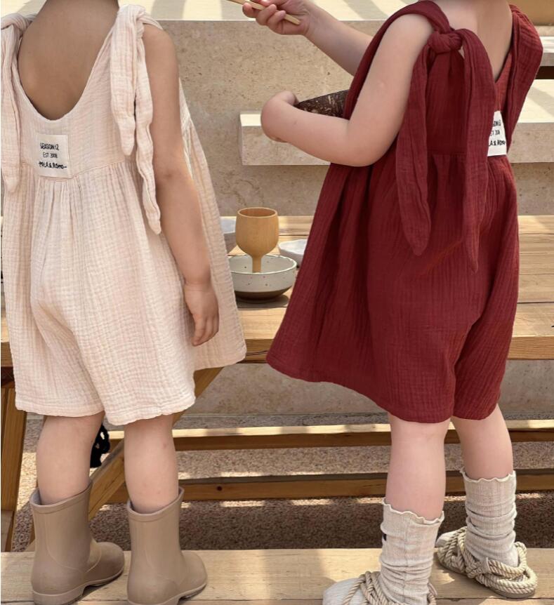 2023★春夏新作★韓国風子供服★サロペット★2色80-140CM