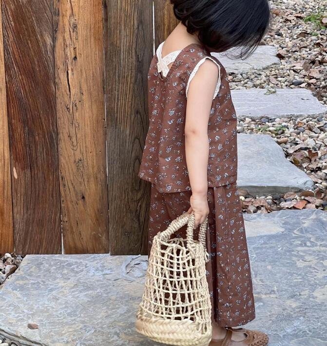 2023★春夏新作★韓国風子供服★トップス+ズボン2セット★80-140CM