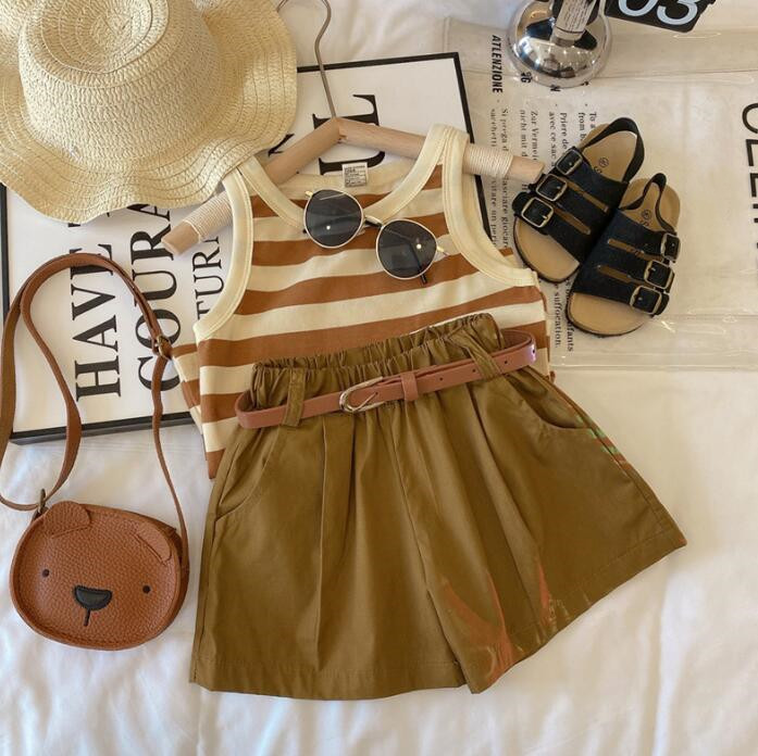 子供服★トップス+パンツ★セットアップ★韓国風子供服★キッズ女の子★90-140CM