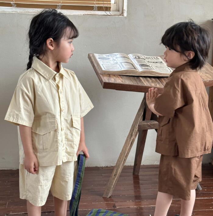 2023★春夏新作★韓国風子供服★トップス+ズボン2セット★2色80-150CM