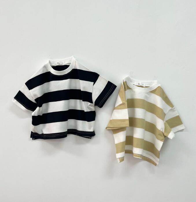 2023★春夏新作★韓国風子供服★トップス★Tシャツ★2色90-150CM