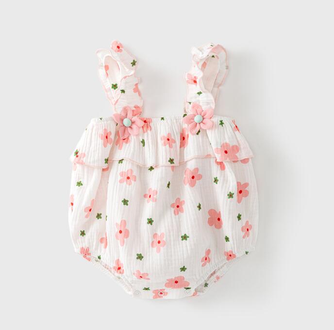 子供服★ロンパース★連体服★ノースリーブ★韓国風子供服★ベビー★66-90CM