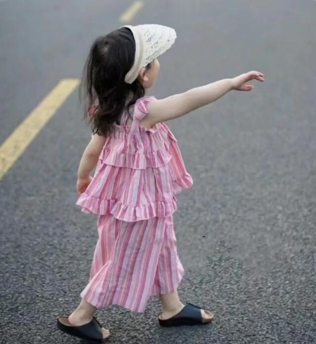 2023年★子供服　トップス+ズボン　セットアップ★90-130cm★