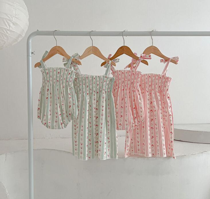 2023夏★ベビー服★ロンパース&ワンピース★66-90/90-120cm★2色