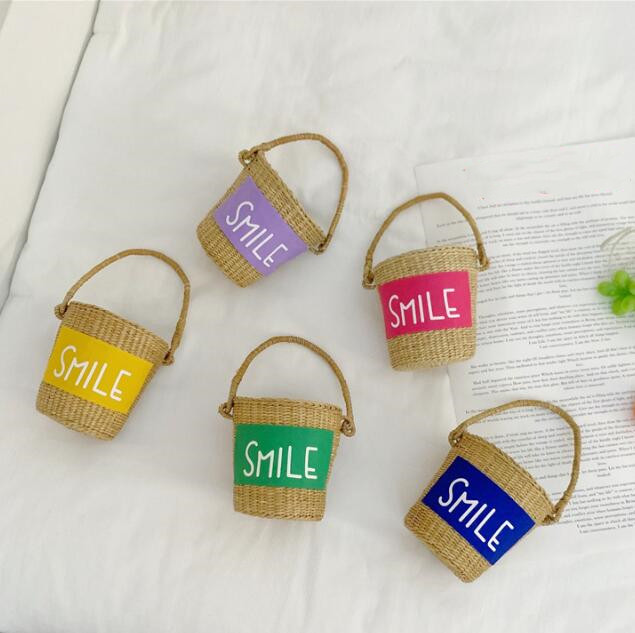 バッグ★子供用★キッズ向け★撮影道具★かごバッグ★ハンドバッグ★5色