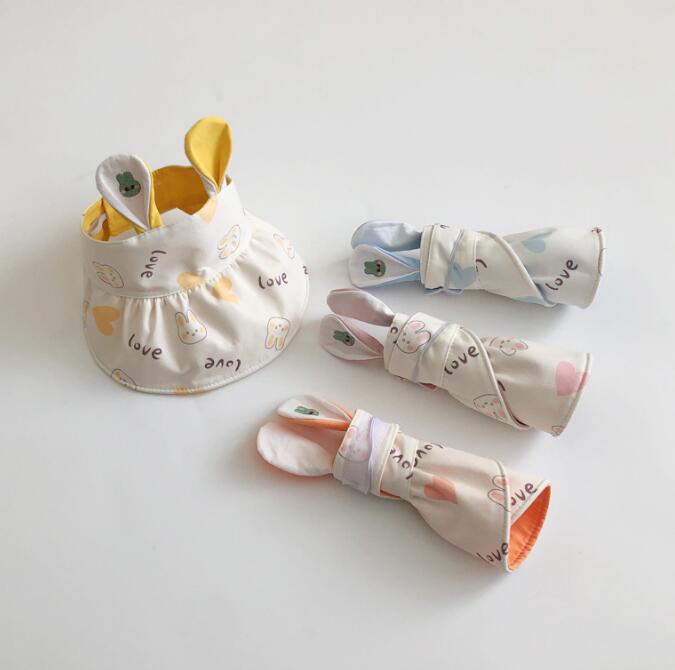 子供用★帽子★キャップ★ベビー★男女兼用★日焼け防止★可愛い★折り畳み可能★4色