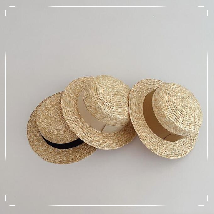 子供用★帽子★麦わら帽子★キッズ★男女兼用★日焼け防止★カジュアル★3色