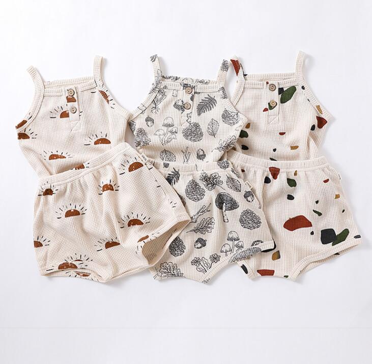 2023★春夏新作★韓国風子供服★トップス+ズボン2セット★3色73-100CM