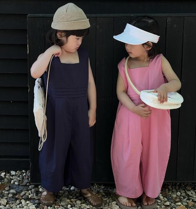 2023★春夏新作★韓国風子供服★サロペット★2色80-140CM