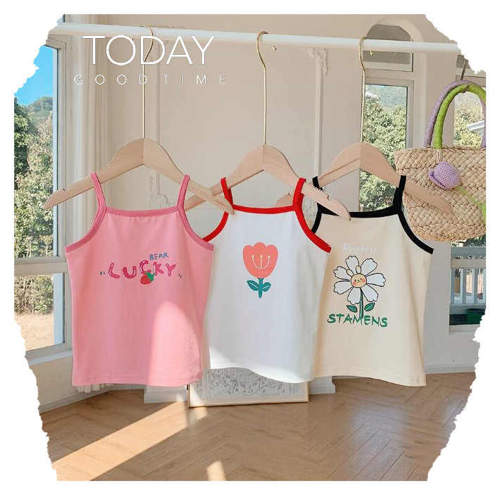 子供服★トップス★キャミソール★韓国風子供服★キッズ女の子★可愛い★3色★90-140CM