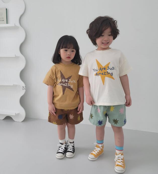 2023★春夏新作★韓国風子供服★Tシャツ★2色80-130CM
