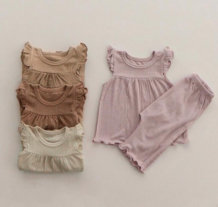 2023★春夏新作★韓国風ベビー服★トップス+ズボン2セット★4色73-100CM