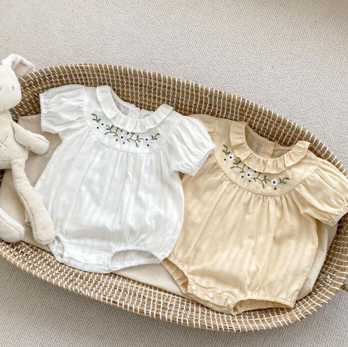 子供服★ロンパース★連体服★刺繍★可愛い★韓国風子供服★ベビー★2色★66-90CM