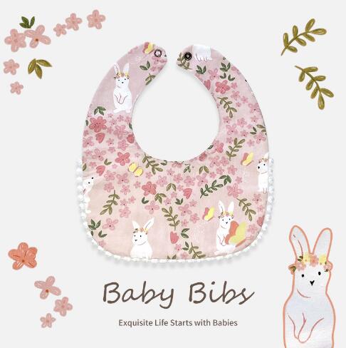 新登場★ベビー涎掛け★棉質　6種★食事用★