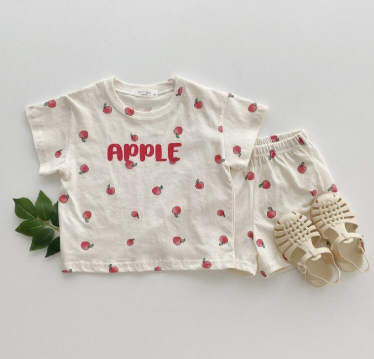 2023夏新品★子供服　トップス+ズボン　セット★80-130cm★2色