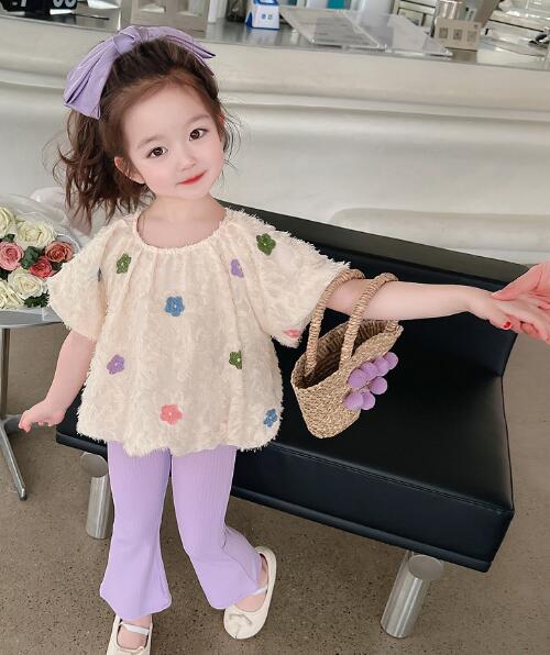 子供服★トップス+ズボン★セットアップ★韓国風子供服★キッズ女の子★90-140CM