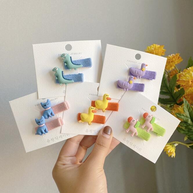 髪飾り★まとめ髪用★ヘアアクセサリー★子供用★キッズ女の子★ヘアピン★2枚入り★多色