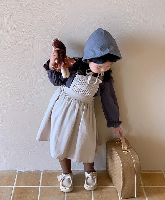 2023秋新作★子供服　サロペットワンピース★80-130cm★