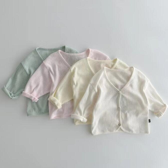 子供服★トップス★カーディガン★長袖★韓国風子供服★ベビー★可愛い★4色★73-100CM