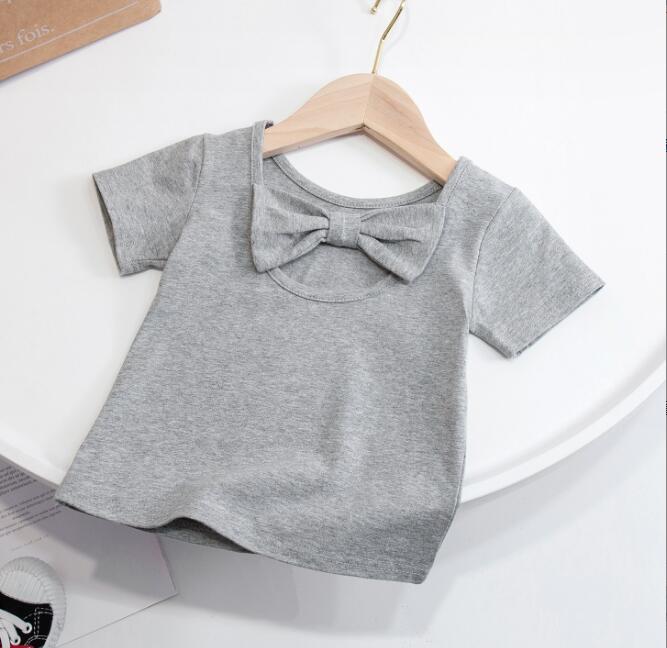 子供服★トップス★Tシャツ★韓国風子供服★キッズ女の子★半袖★無地★80-130CM
