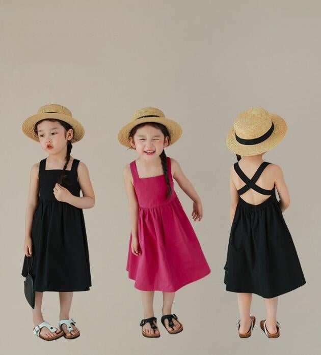 2023★春夏新作★韓国風子供服★ワンピース★2色90-140CM