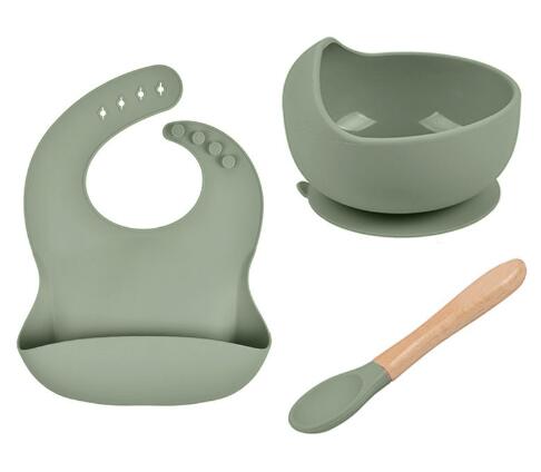 新作★★シリコンク　安全環保　育児★3点セット★16色★