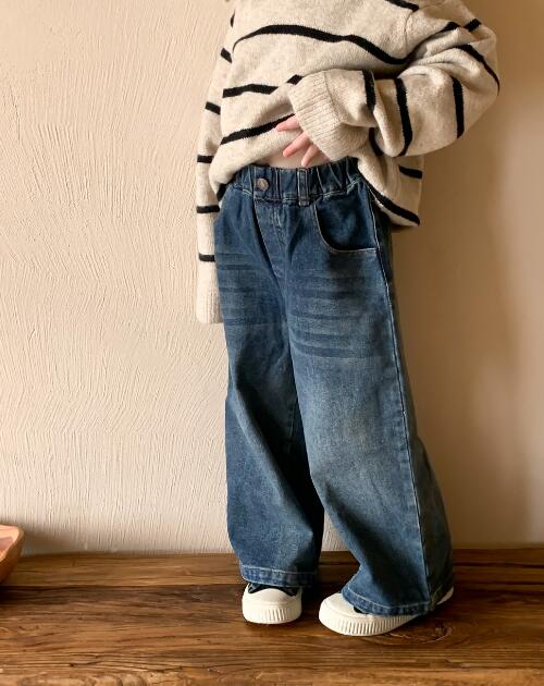 子供服★ボトムス★ジーンズ★デニム★韓国風子供服★キッズ女の子★ズボン★90-150CM