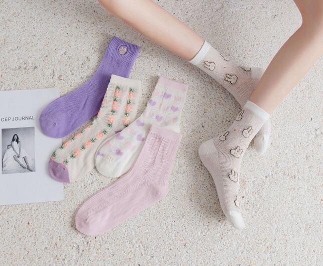 レディース★靴下*薄手★通気性抜群★女性用靴下*大人用靴下★ソックス★多色