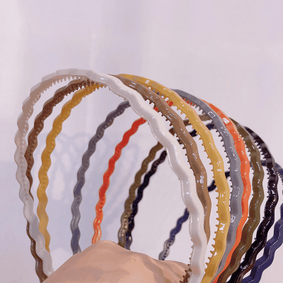 Y2K 秋冬新作 髪飾り レディース ガールズ カチューシャ ヘアアクセサリー アクリル 単枚入