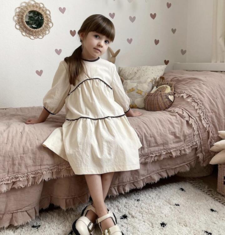 2023秋新作D★子供服　ワンピース★90-130cm★