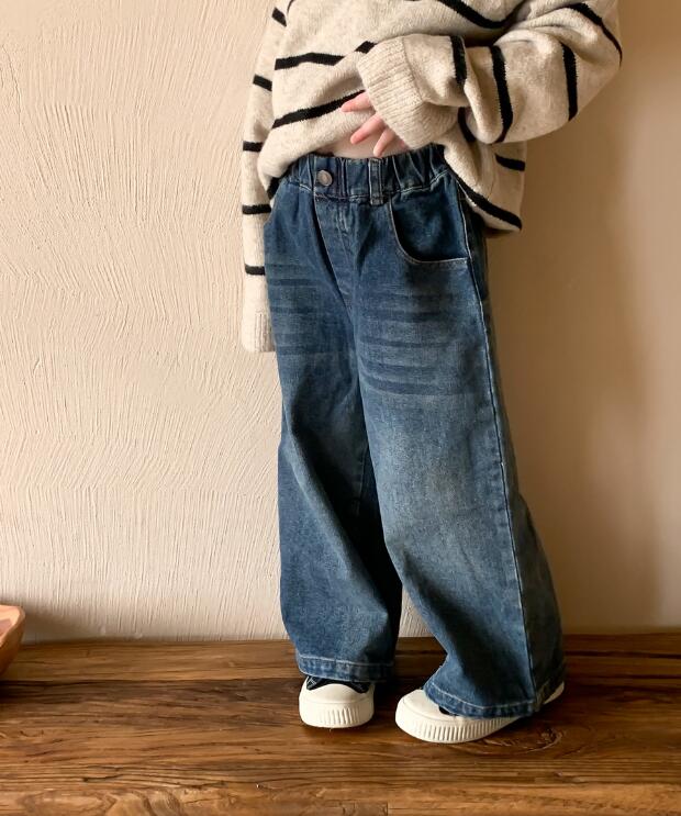 2023★春秋新作★韓国風子供服★ジーンズ★90-150CM