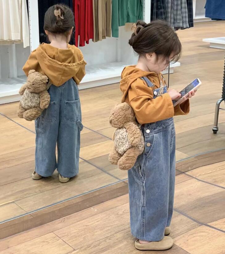 2023★春秋新作★韓国風子供服★トップス★サロペット★分けて販売★90-140CM