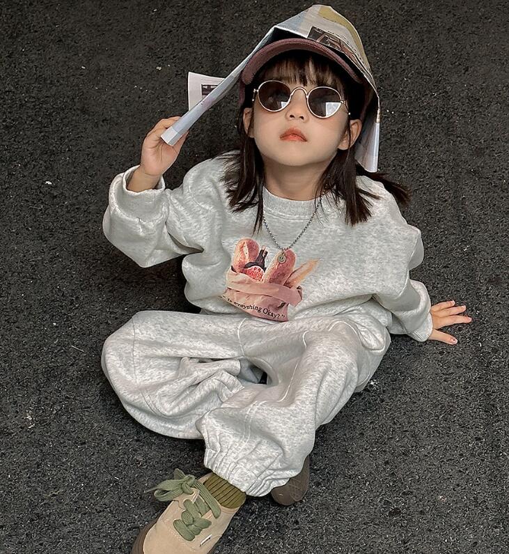 2023★春秋新作★韓国風子供服★トップス+ズボン2セット★90-150CM