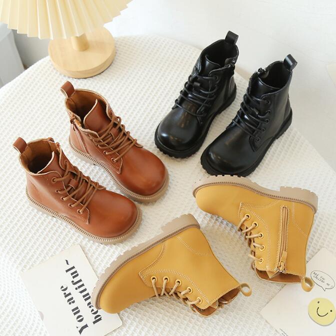 靴★子供靴★キッズ靴★ショートブーツ★キッズ★男女兼用★カジュアル★3色「21-30#」