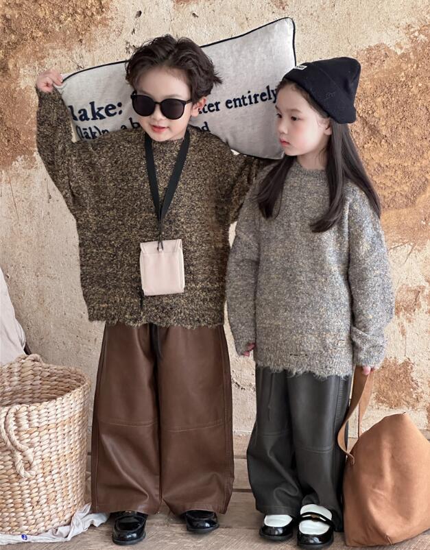 2023秋新品★子供服　セーター★90-140cm★2色
