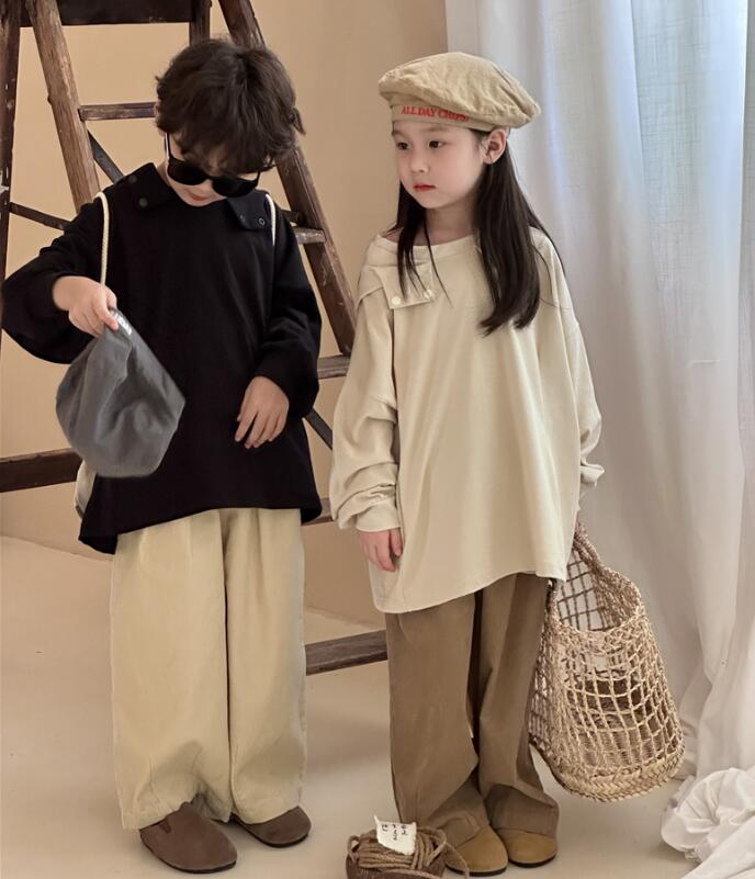 2023秋新品★子供服　パーカー　トップス★90-140cm★2色